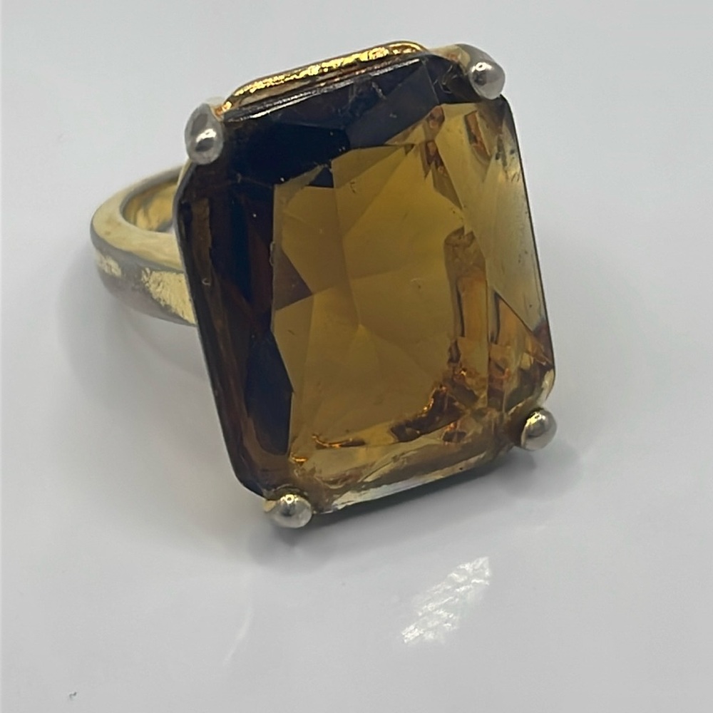Smokey Quartz vermeil Ring